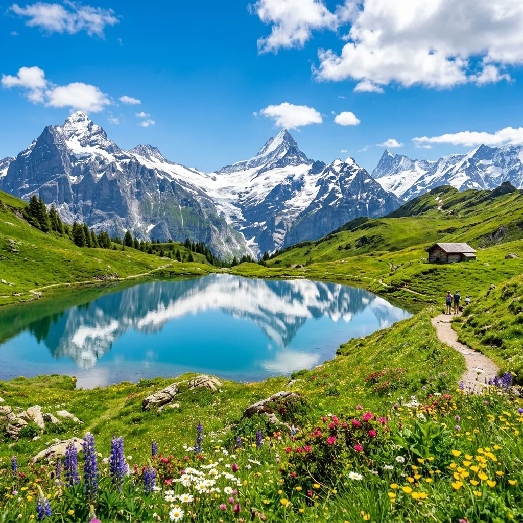 Swiss Alps Premium — majestic mountain scenery and luxury chalets